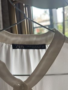 Zara Sheer White Formal Shirt