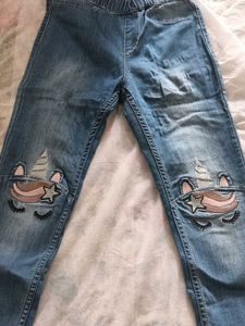Soft Denim Jeans For Girls