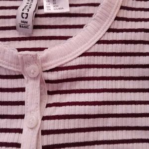 Striped Long Sleeve Top