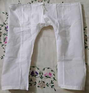 Drawstring White Pant (Boy)