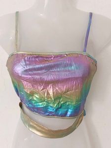 CUTE METALLIC TOP
