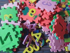 Knowledgeable Mat Puzzle Toys Activity Abcd 123