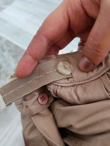 Cute Tan Pinafore Dress