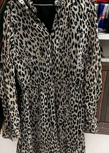 Chic Animal Print Dress