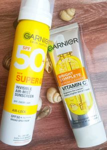 Garnier Sunscreen &amp; Cleanser