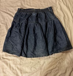 Cute Denim Mini Skirt