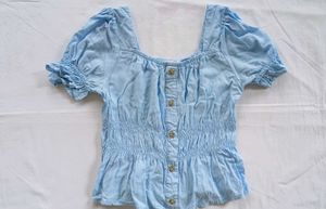 Smocked Peasant Top.