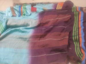 Set of 2 Unique Print Scarves Only Saree