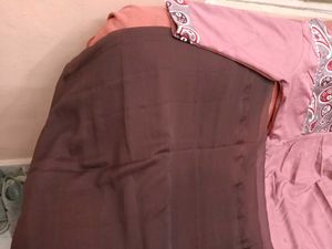 New Paisley Pink Kurta+Bottom+Dupatta Set