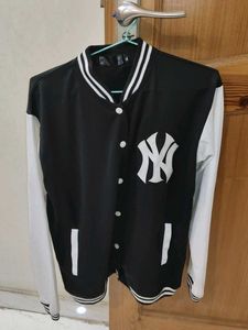 Stylish Black & White NY Jacket