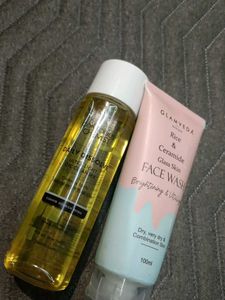 Chemist Oil Cleanser And Glamveda Rice Face Wash