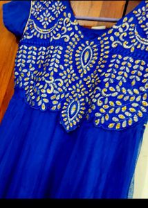 Anarkali Kurta With Pant And Shawl