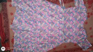 Tiered Floral Print Dress