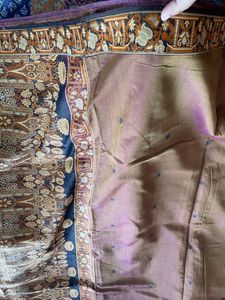 Pure Silk Dual Tone Valkalam Beautiful Woven Pallu