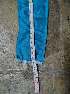 Teal Embellished Kurta Set