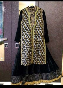 Velvet Wedding Gown🖤👌