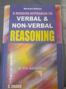 RS Agarwal Verbal Reasoning
