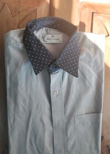 Allen Cooper Khakhi Dress Shirt
