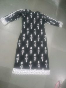 Black &amp; White Kurta Set 3
