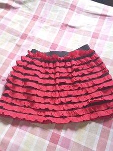 girls ruffle cotton skirt