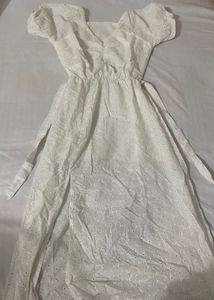 White Eyelet Summer Dress
