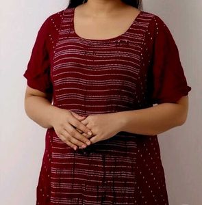 Maroon Kurti