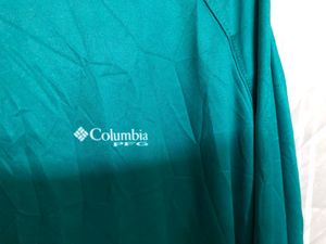 Columbia Sea Green Long Sleeve T Shirt