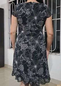 Black frill dress