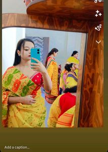 Elegant Yellow Saree