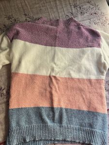Pastel Cable Knit Pullover