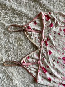 Heart &amp; Cupcake Print Nightgown