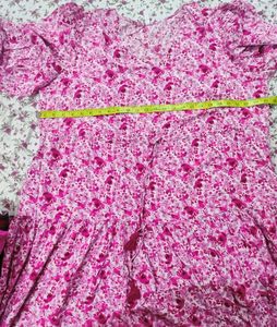 Floral Print Flairy Dress 50-52inch