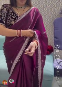 Brand New Stitched Blouse Saree