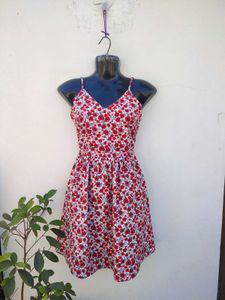 Shein Roses Floral Dress
