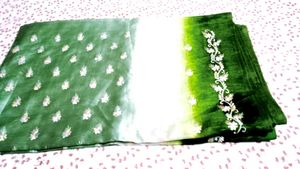Elegant Green silk saree