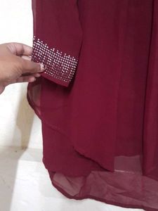 Maroon Short Top