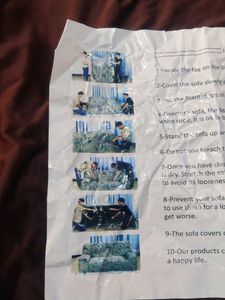 Chocolate brown Three siter elastic Sofa cover📥