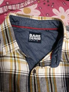 Bare Denim Checkered Shirt