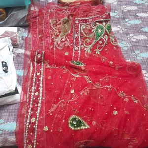 Red Bridal Lehenga Choli