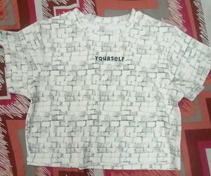 Printed White T-Shirt