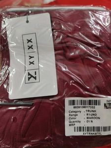 XYXX Maroon Trunks