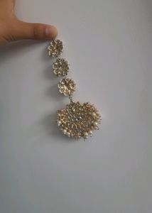 Nykaa Fashion Meenakari Chandbaali Maangtika