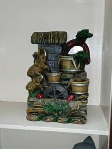Resin  Fountain with Elephant Accent