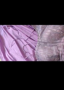 sale Lavender one shoulder blouse