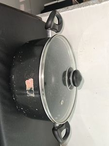Induction Base Non-stick Kadhai with Lid