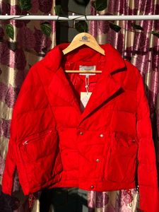 Red Puffer Jacket - Stylish &amp; Warm