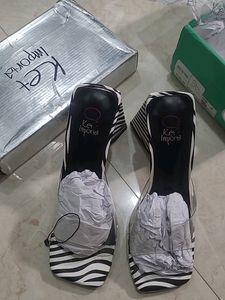 Price Dropped Brand New Zebra Print Heels