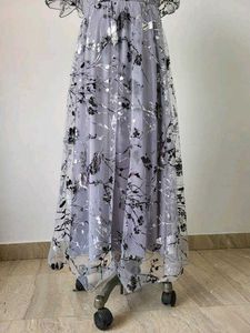 Floral Print  Gown