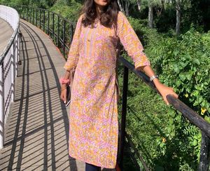 Get Beautiful Print Kurta