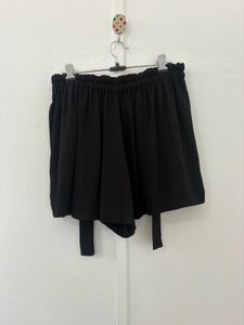 Black Skort with Tie